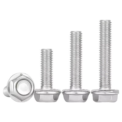 304heksagon prirubnica vijak